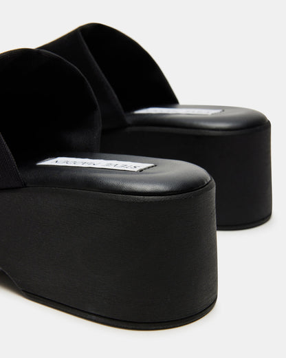 SLINKY30 Black Women's Platform Sandal Steve Madden BLACK