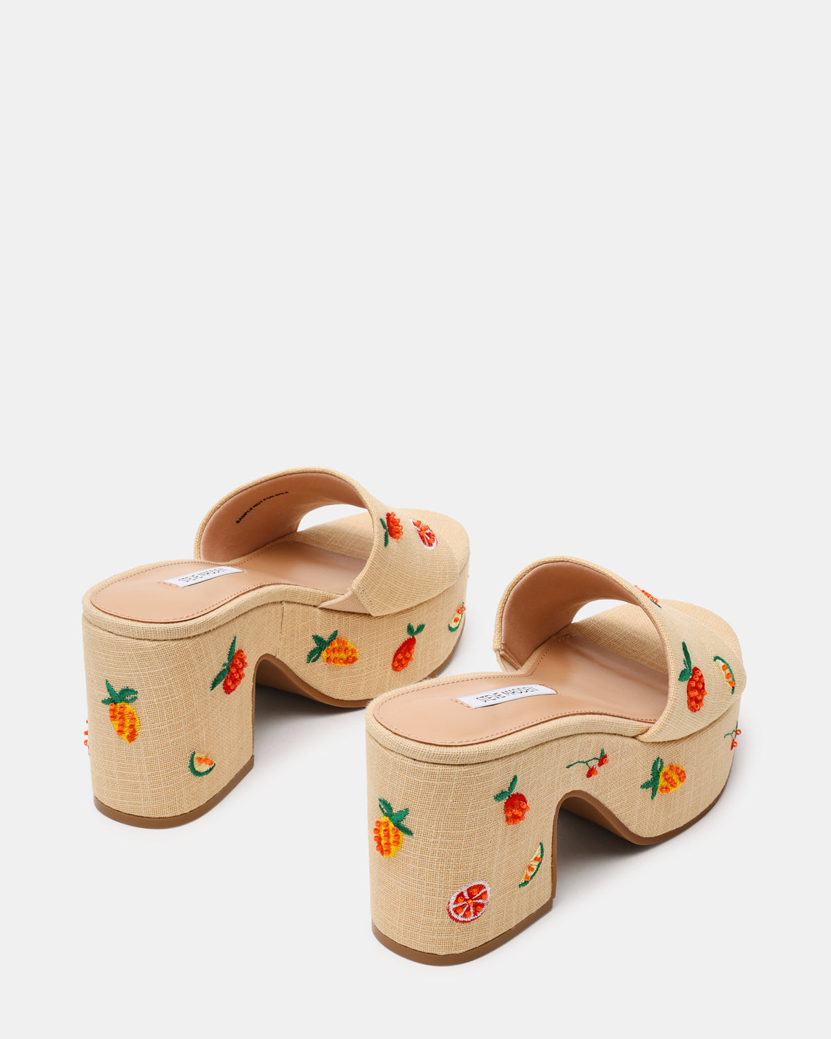 TRIPPY Embellished Fruit Multi Platform Mule Women's Sandal Steve Madden FRUIT MULTI