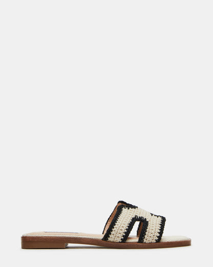 HADYN Cream Multi Sandal | Women's Designer Sandals Steve Madden CREAM MULTI