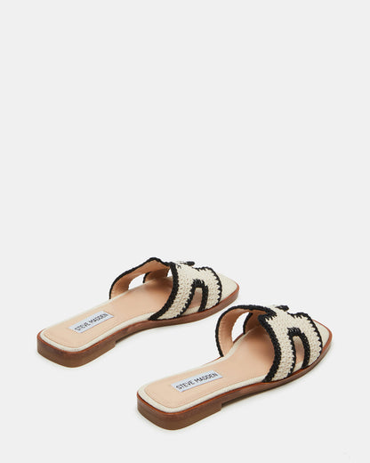 HADYN Cream Multi Sandal | Women's Designer Sandals Steve Madden CREAM MULTI