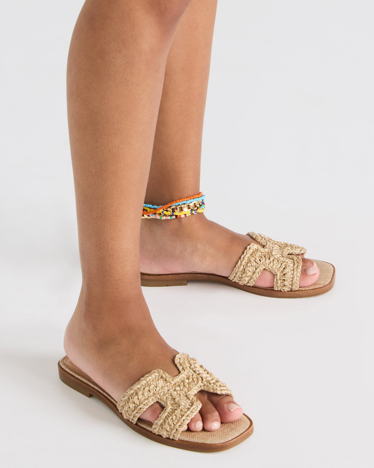 HADYN Crochet Raffia Women's Designer Sandal Steve Madden RAFFIA