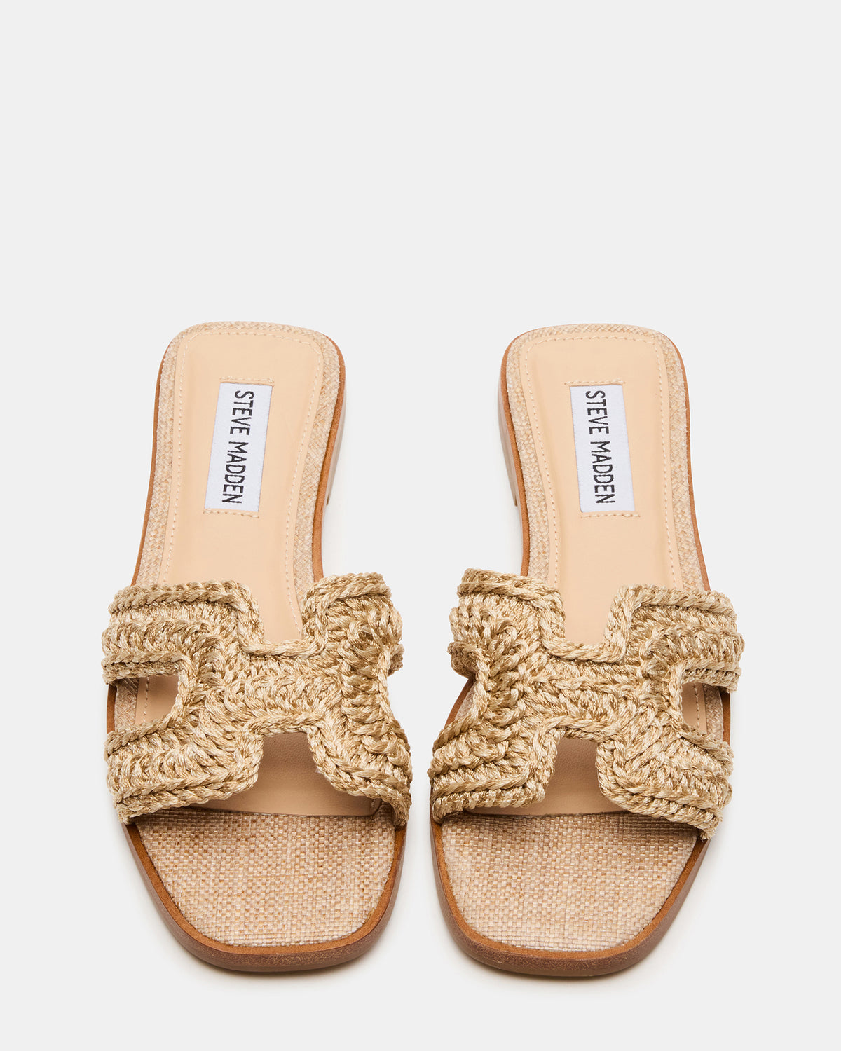 HADYN Crochet Raffia Women's Designer Sandal Steve Madden RAFFIA