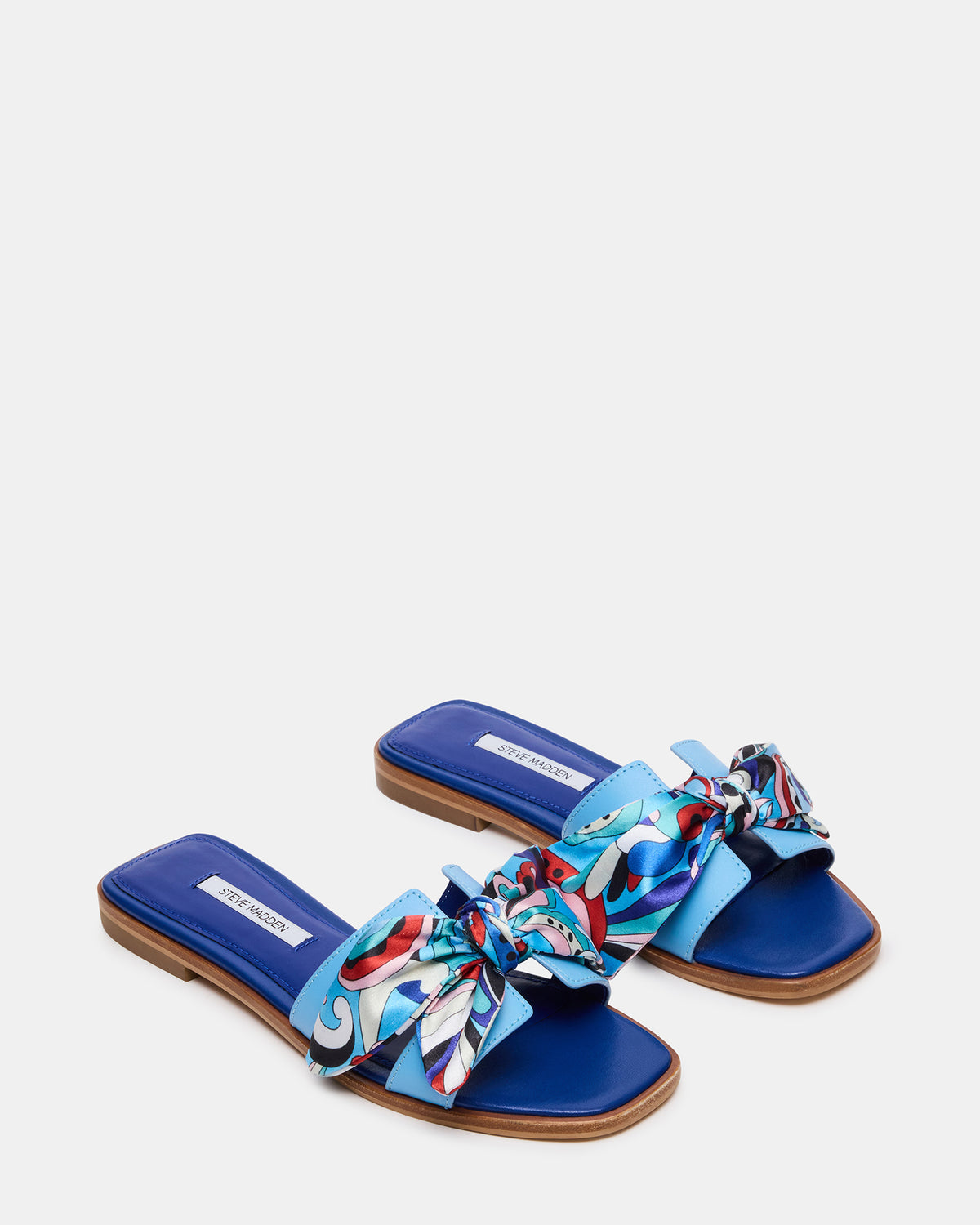 HADYN Blue Scarf Women's Designer Sandal Steve Madden BLUE MULTI