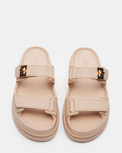 BIGSCHMONA JELLY Natural Women's Platform Slide Sandal Steve Madden NATURAL