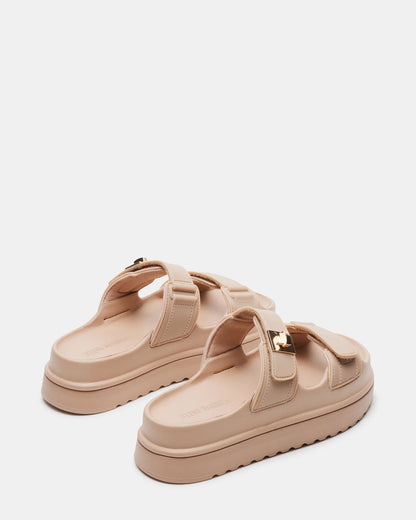 BIGSCHMONA JELLY Natural Women's Platform Slide Sandal Steve Madden NATURAL