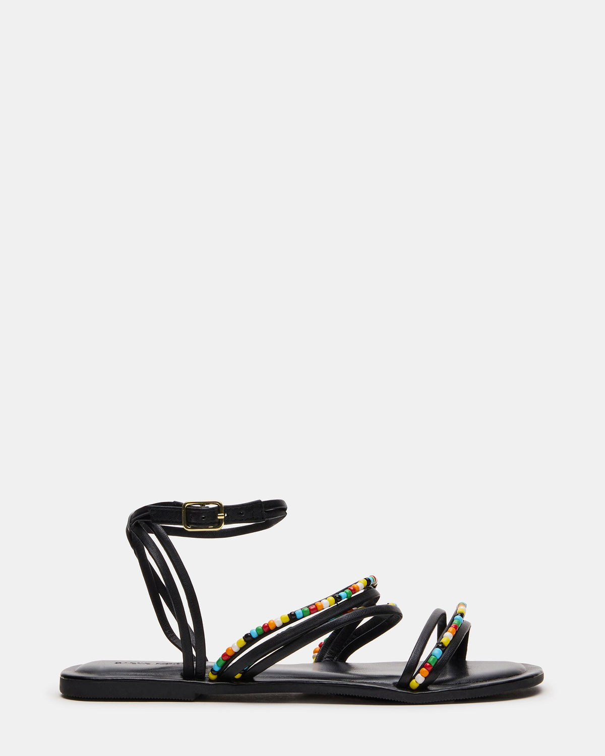 VIMA Black Multi Strappy Multi-Colored Women's Sandal Steve Madden BLACK MULTI