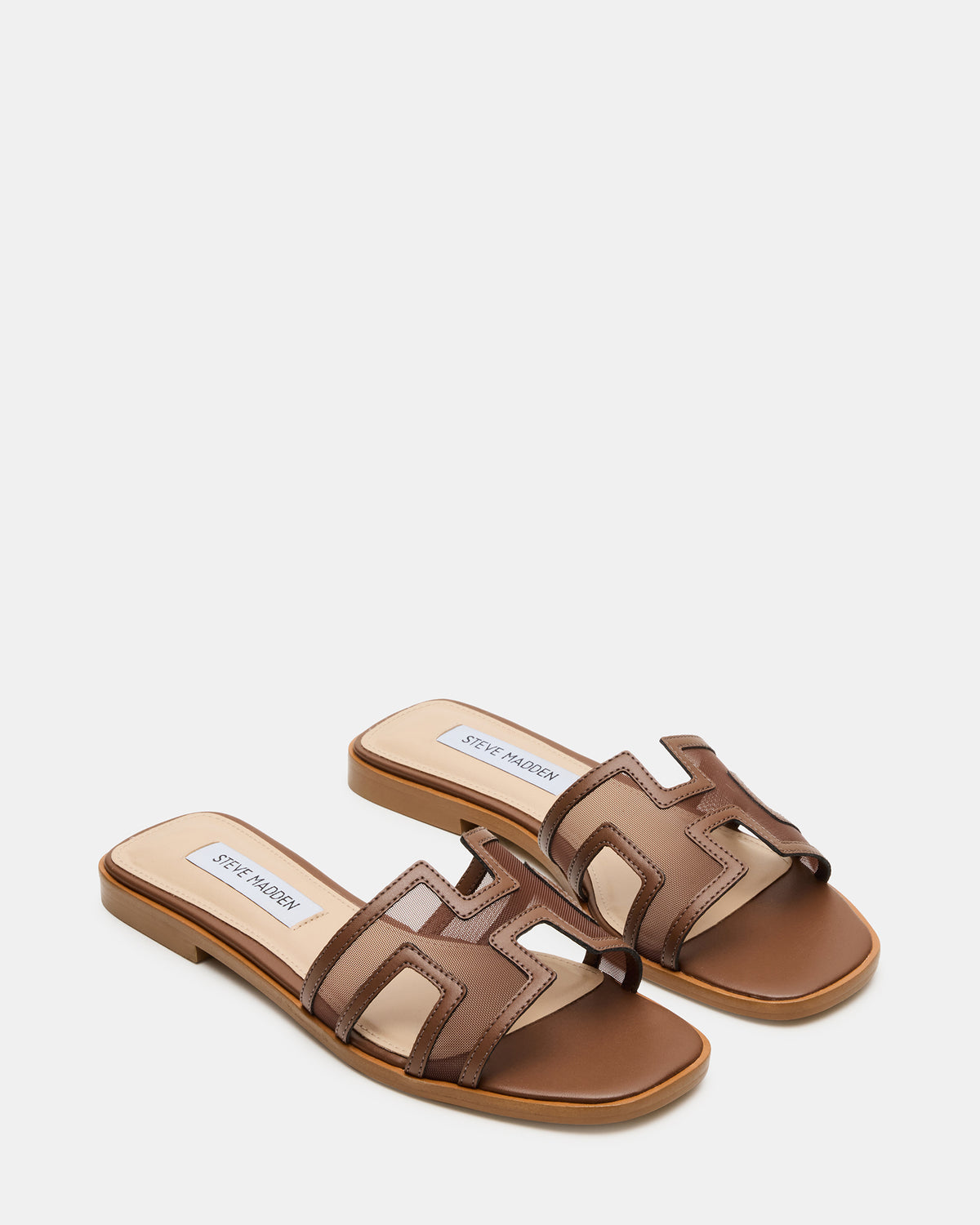 HADYN Mesh Brown Women's Designer Sandal Steve Madden BROWN