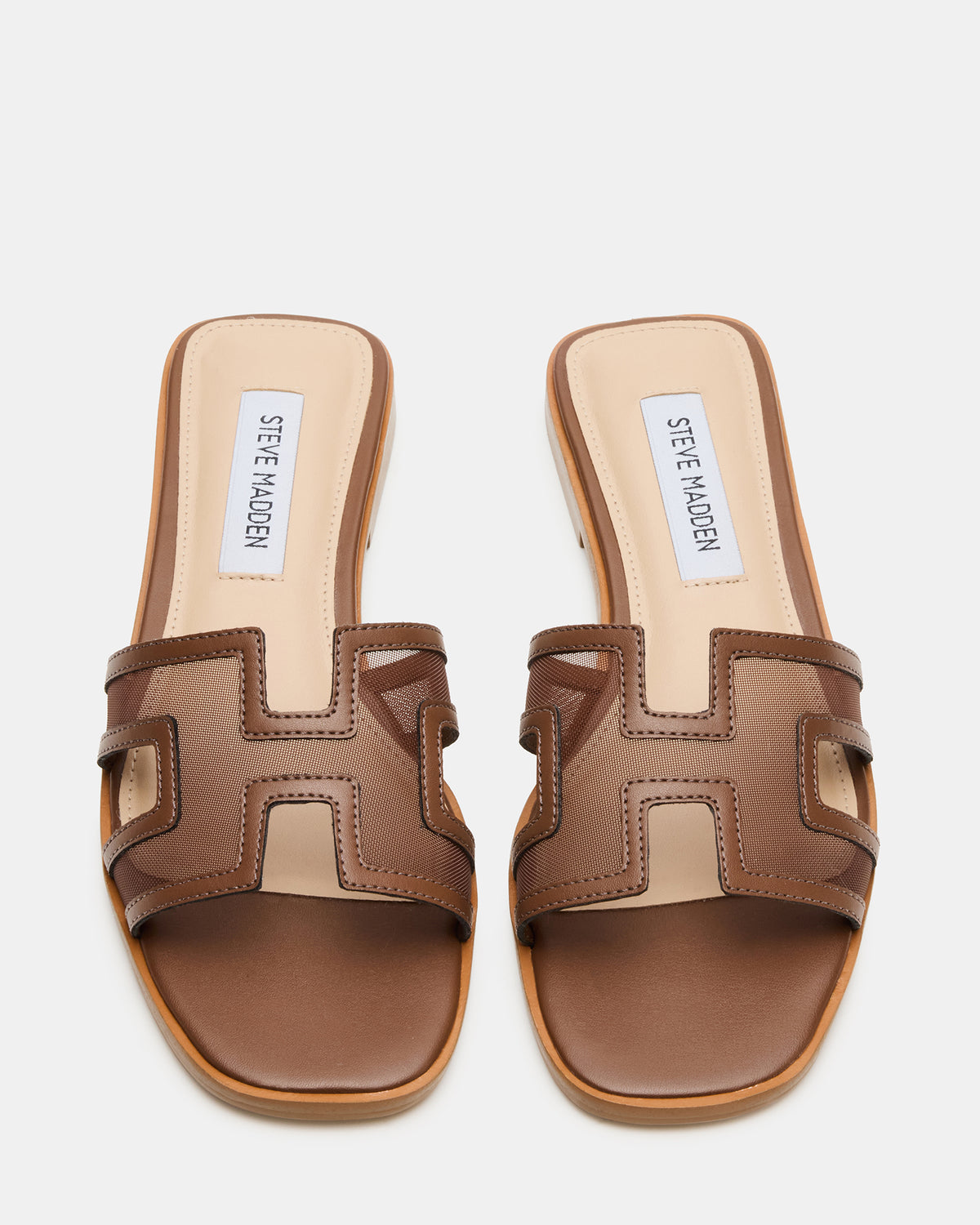 HADYN Mesh Brown Women's Designer Sandal Steve Madden BROWN