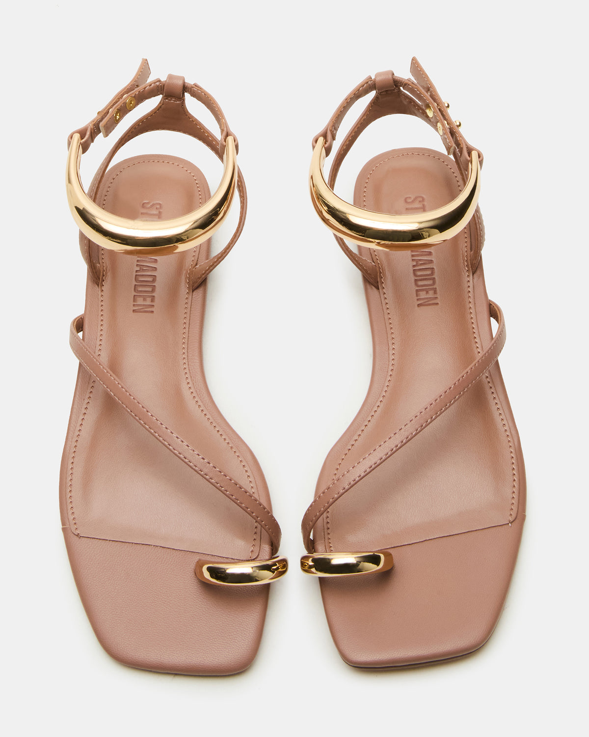 ODYSSEY Mocha Strappy Square-Toe Women Sandal Steve Madden MOCHA