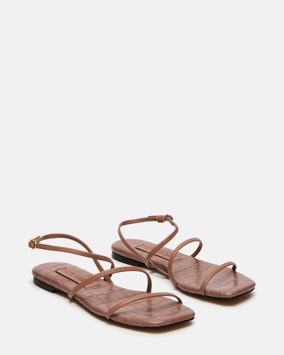 TANGO Mocha Square-Toe Strappy Women's Sandal Steve Madden MOCHA