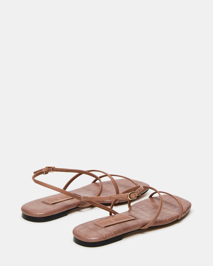 TANGO Mocha Square-Toe Strappy Women's Sandal Steve Madden MOCHA