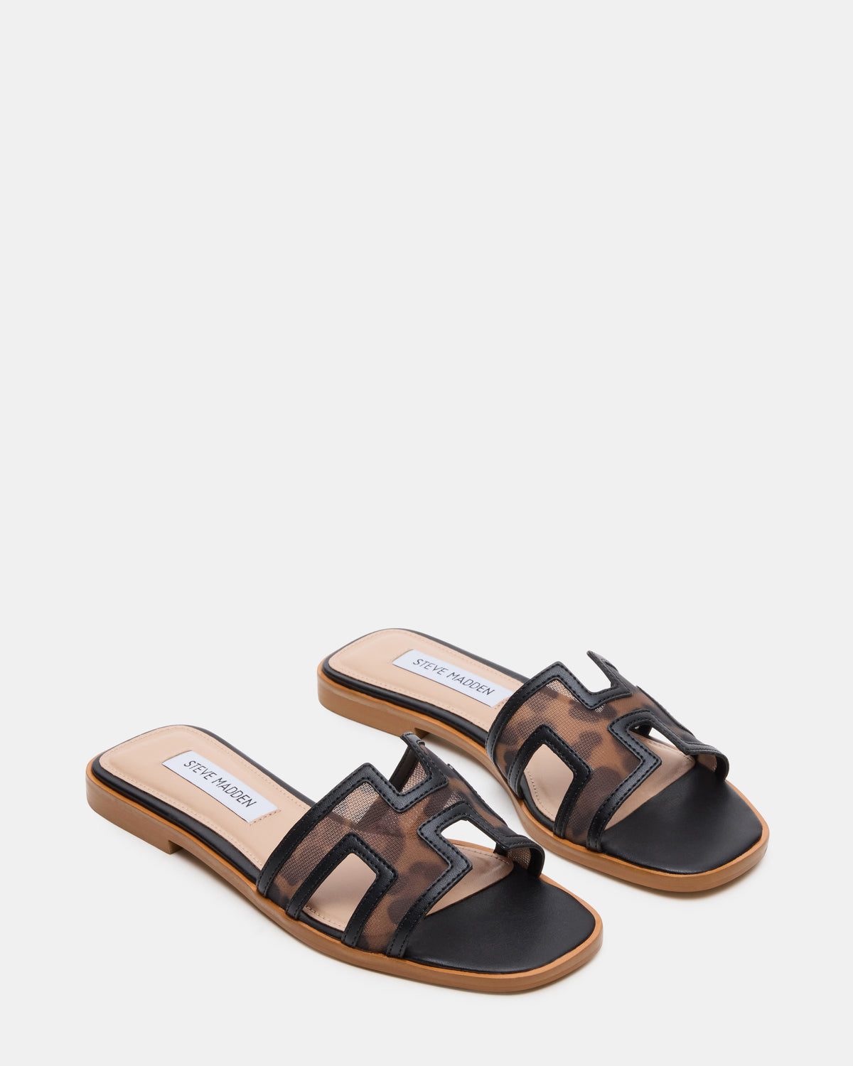 HADYN Mesh Leopard Women's Designer Sandal Steve Madden LEOPARD