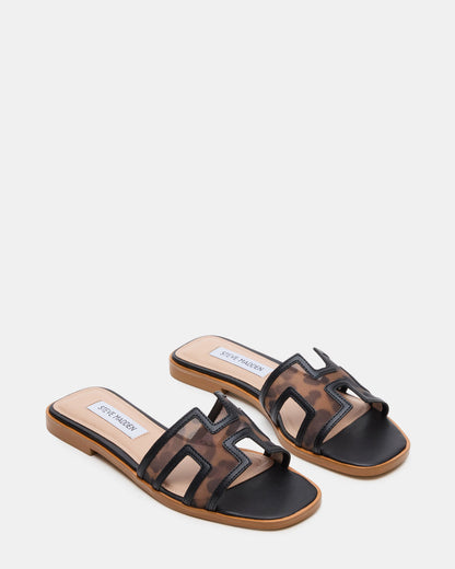 HADYN Mesh Leopard Women's Designer Sandal Steve Madden LEOPARD