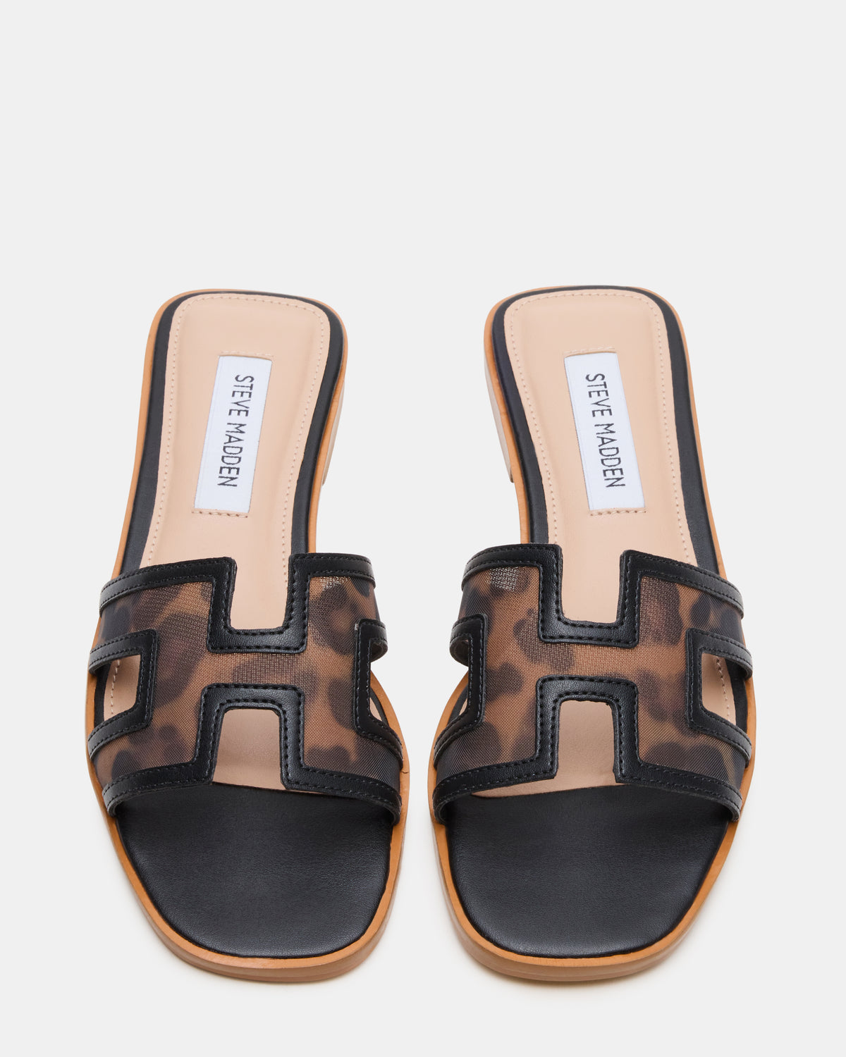 HADYN Mesh Leopard Women's Designer Sandal Steve Madden LEOPARD