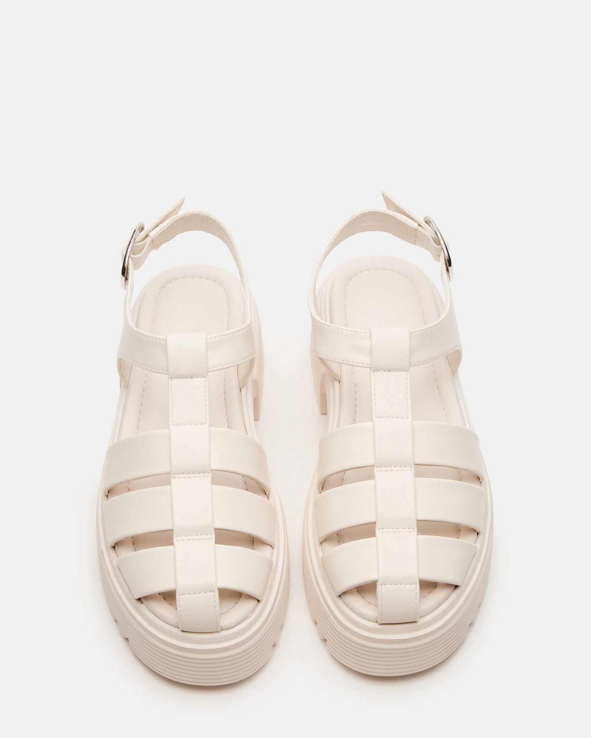 BASS Bone Platform Fisherman Women's Sandal Steve Madden BONE