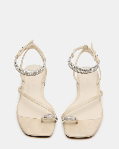 ODYSSEY-R Bone Crocodile Strappy Square-Toe Women Sandal Steve Madden BONE CROCODILE