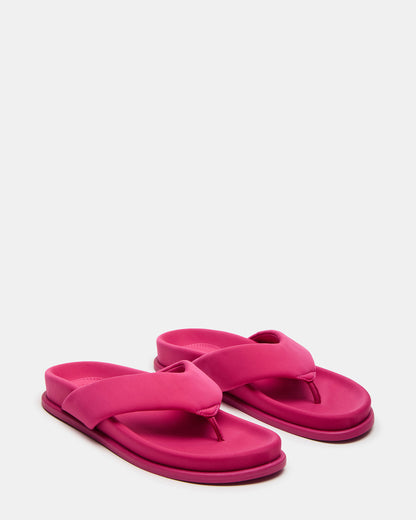 ZINNIA Pink Women's Thong Footbed Sandal Steve Madden PINK