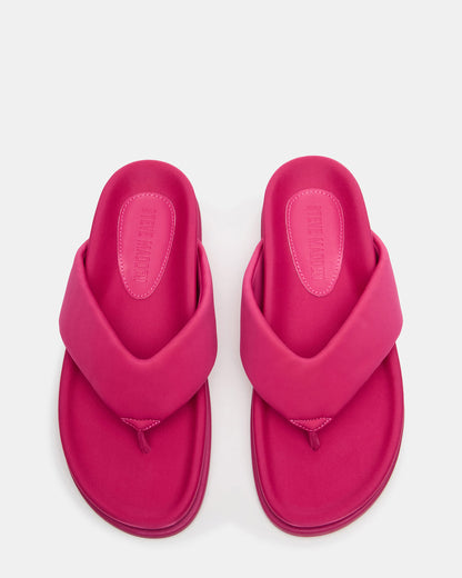 ZINNIA Pink Women's Thong Footbed Sandal Steve Madden PINK