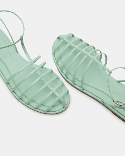 MARIN Pistachio Flat Strappy Fisherman Sandal Steve Madden LIGHT GREEN