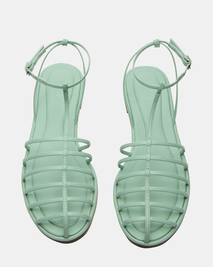 MARIN Pistachio Flat Strappy Fisherman Sandal Steve Madden LIGHT GREEN