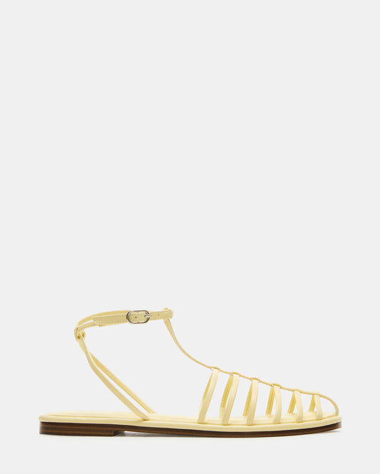 MARIN Butter Flat Strappy Fisherman Women's Sandal Steve Madden YELLOW