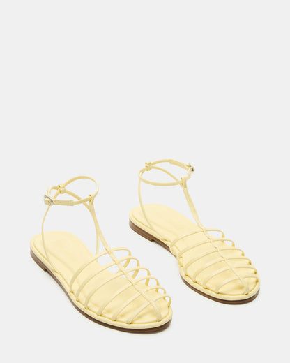 MARIN Butter Flat Strappy Fisherman Women's Sandal Steve Madden YELLOW