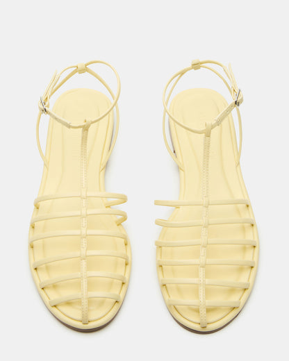 MARIN Butter Flat Strappy Fisherman Women's Sandal Steve Madden YELLOW