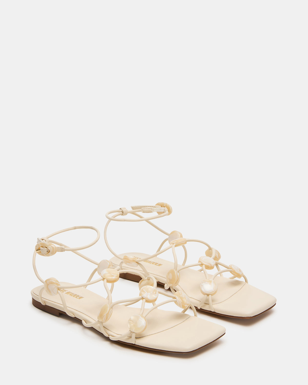 TIDES Pearl Strappy Square-Toe Women's Sandal Steve Madden PEARL