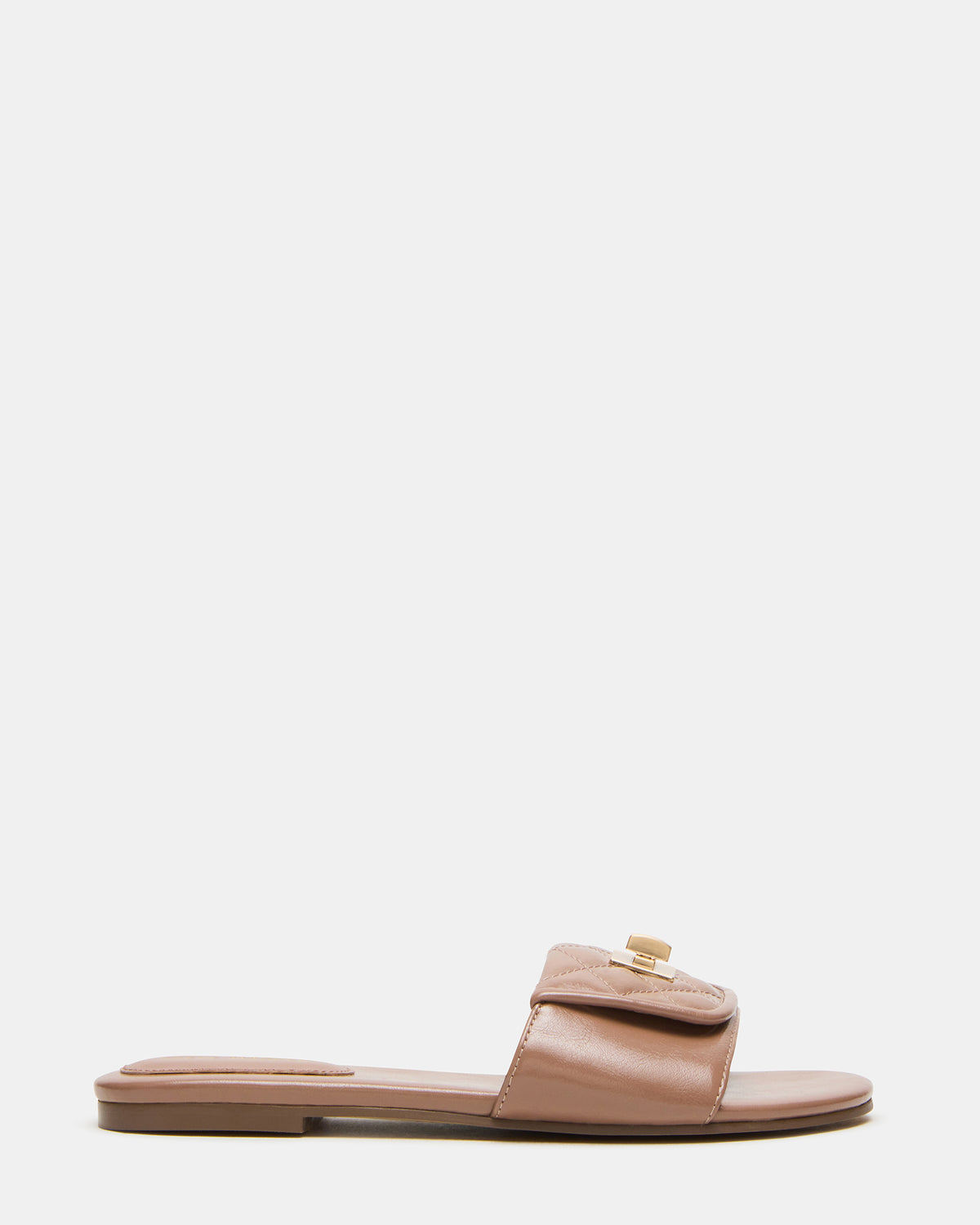 MORELAND Mocha Quilted Slide Women's Sandal Steve Madden MOCHA