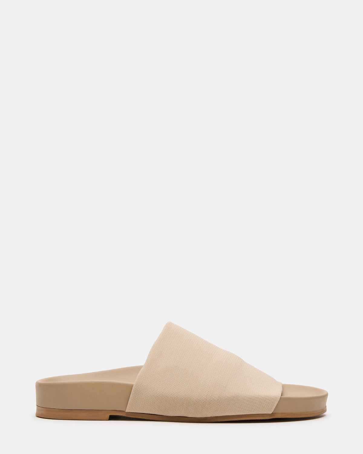 SANSA Tan Flatform Footbed Slide Women's Sandal Steve Madden TAN
