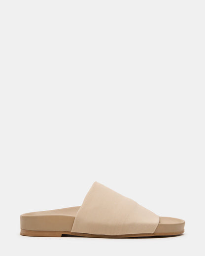 SANSA Tan Flatform Footbed Slide Women's Sandal Steve Madden TAN