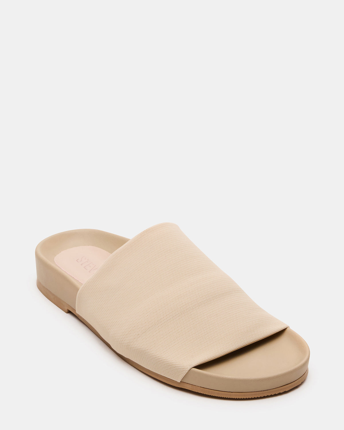 SANSA Tan Flatform Footbed Slide Women's Sandal Steve Madden TAN