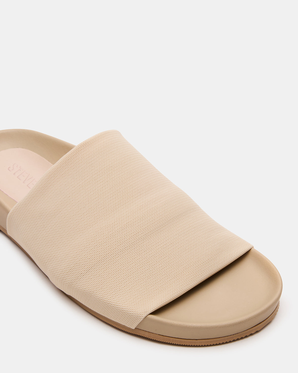 SANSA Tan Flatform Footbed Slide Women's Sandal Steve Madden TAN