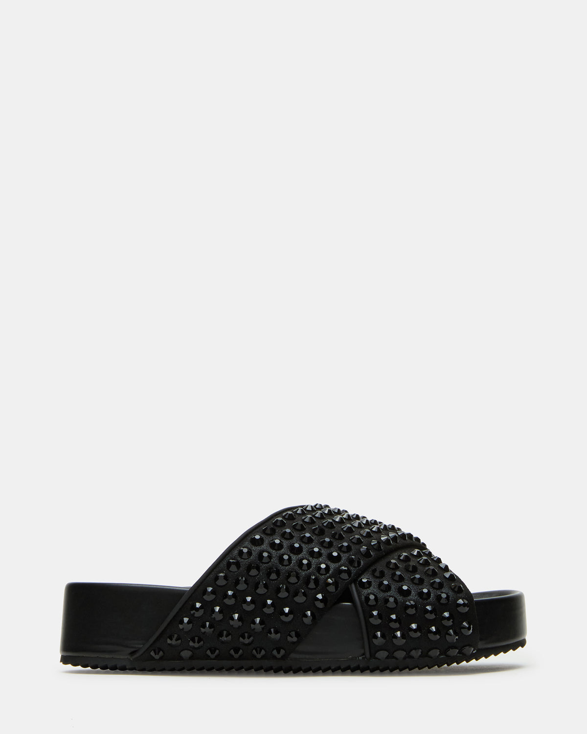 AVENDRA Black Multi Flatform Slide Women's Sandal Steve Madden BLACK MULTI