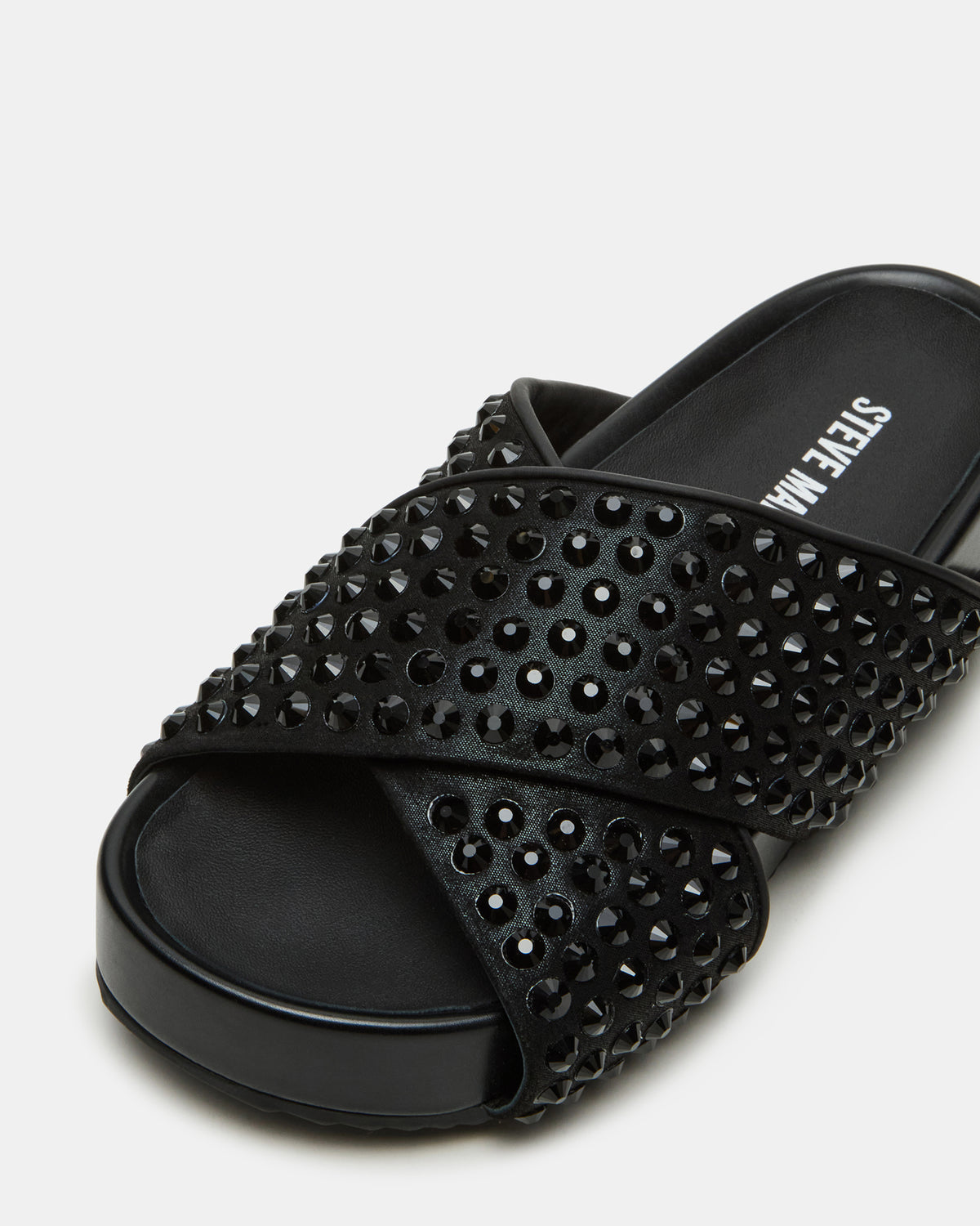 AVENDRA Black Multi Flatform Slide Women's Sandal Steve Madden BLACK MULTI