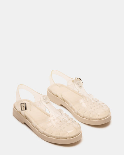 FLICKER Clear Women's Fisherman Jelly Sandal Steve Madden CLEAR