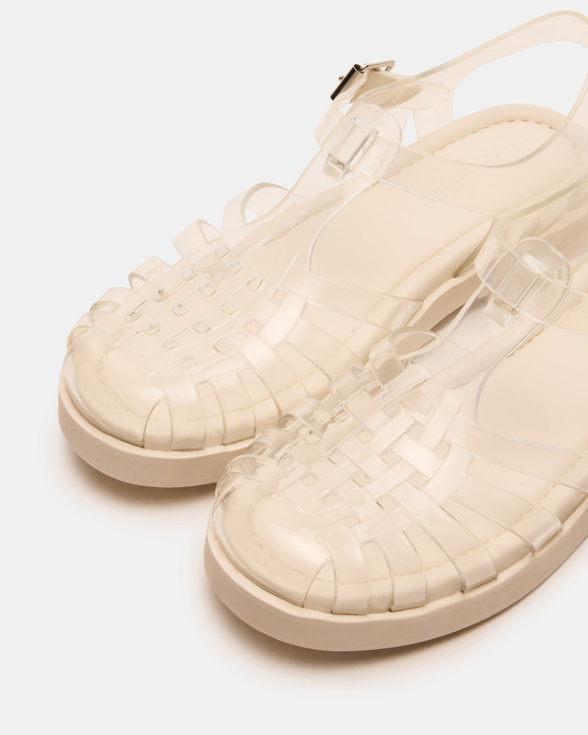 FLICKER Clear Women's Fisherman Jelly Sandal Steve Madden CLEAR