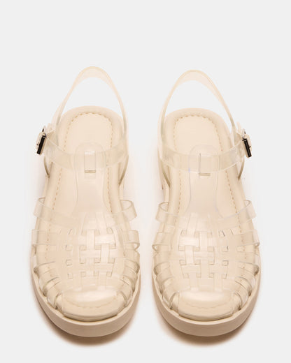 FLICKER Clear Women's Fisherman Jelly Sandal Steve Madden CLEAR
