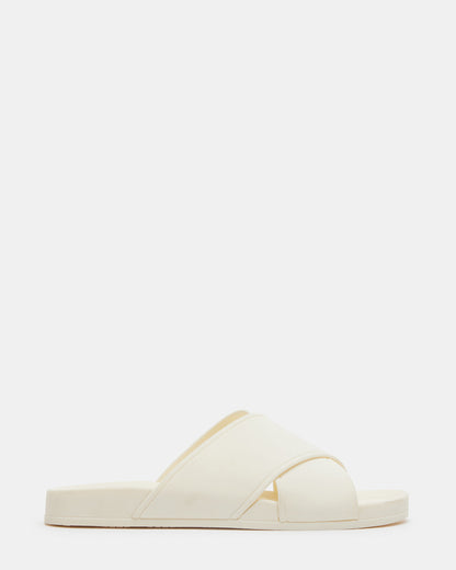 KATELYN Bone Footbed Slide | Women's Sandals Steve Madden BONE