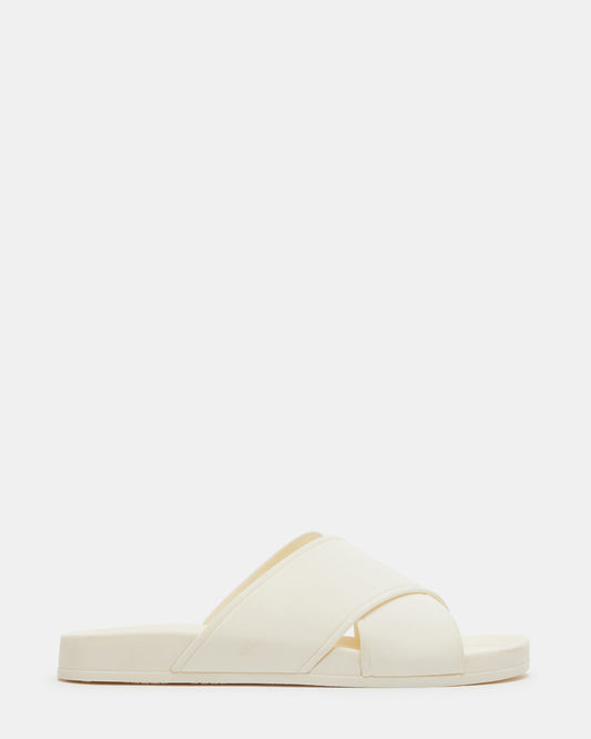 KATELYN Bone Footbed Slide | Women's Sandals Steve Madden BONE