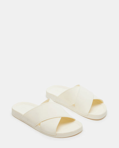 KATELYN Bone Footbed Slide | Women's Sandals Steve Madden BONE