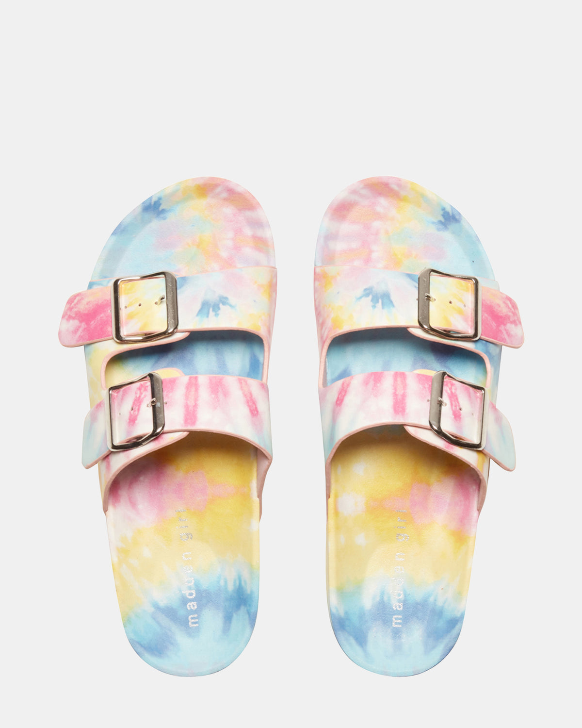 TEDDY-T PASTEL MULTI | Tie Dye Slides Steve Madden PASTEL MULTI