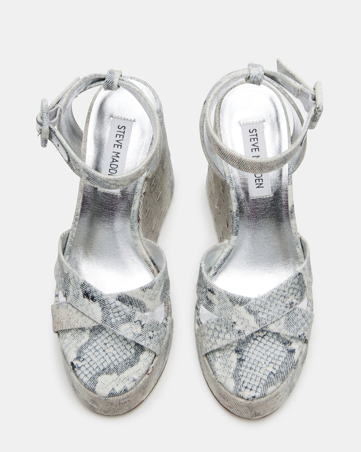 PINNACLE Multi Snake Women's Platform Wedge Sandal Steve Madden MULTI SNAKE