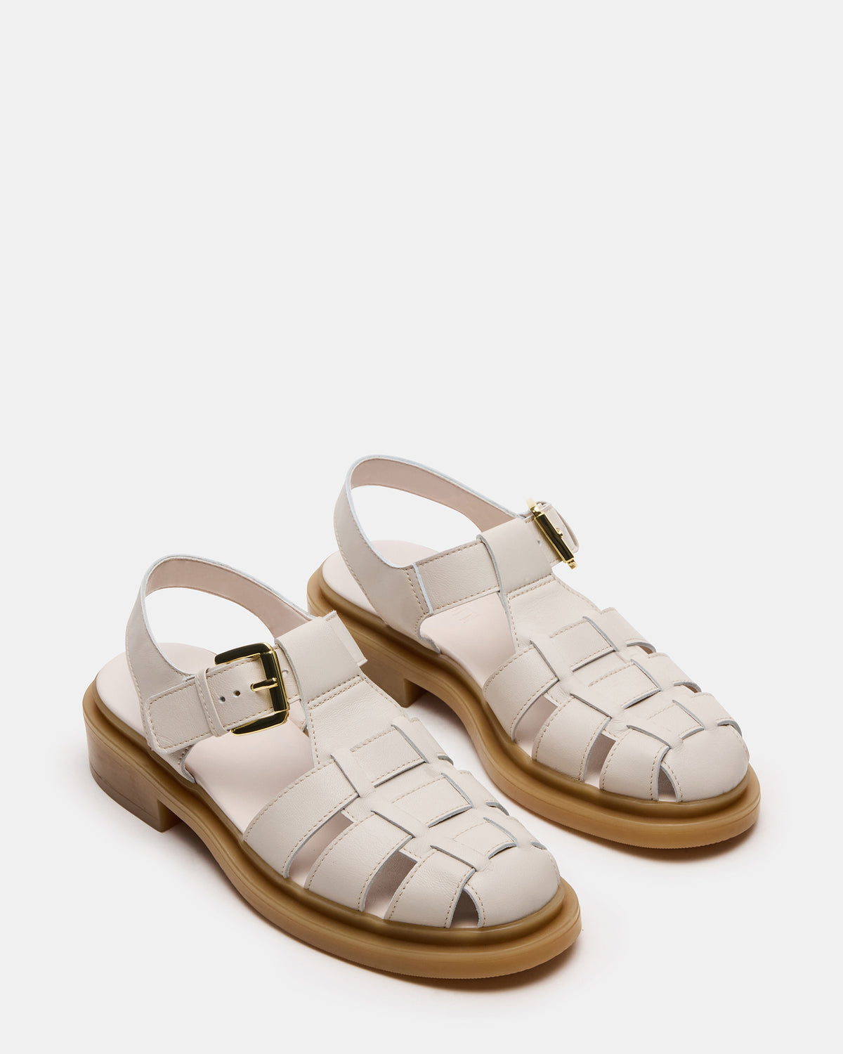 TOPE Bone Leather Strappy Fisherman Women's Sandal Steve Madden BONE LEATHER