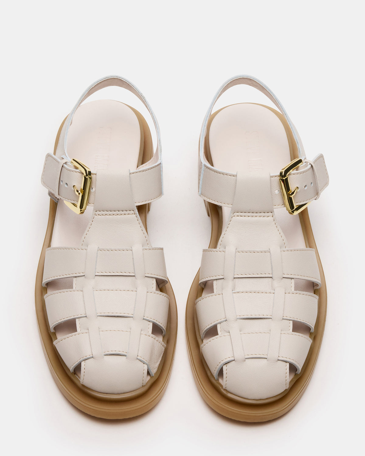 TOPE Bone Leather Strappy Fisherman Women's Sandal Steve Madden BONE LEATHER
