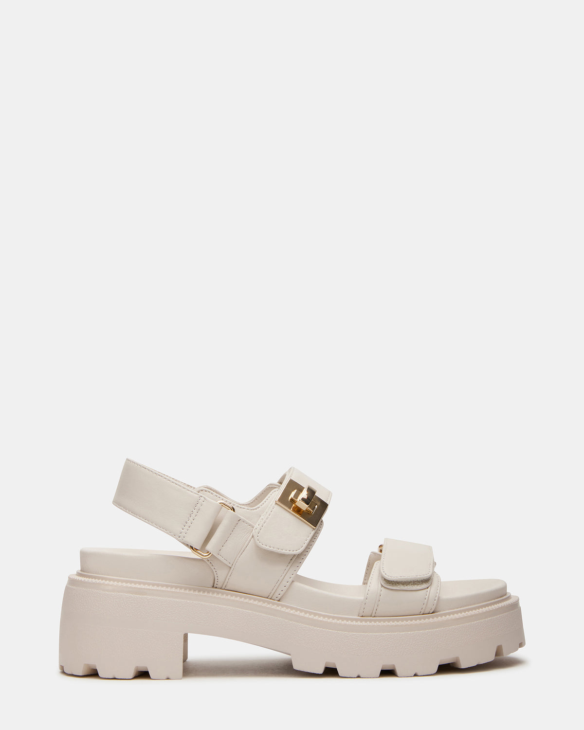 SUPERMONA Bone Leather Women's Platform Sandal Steve Madden BONE LEATHER
