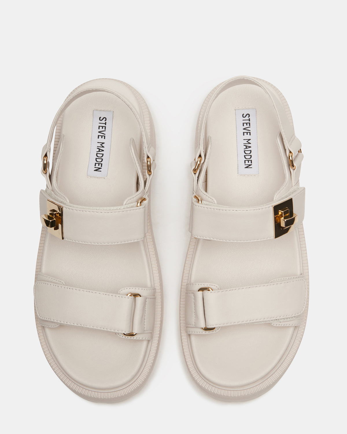 SUPERMONA Bone Leather Women's Platform Sandal Steve Madden BONE LEATHER