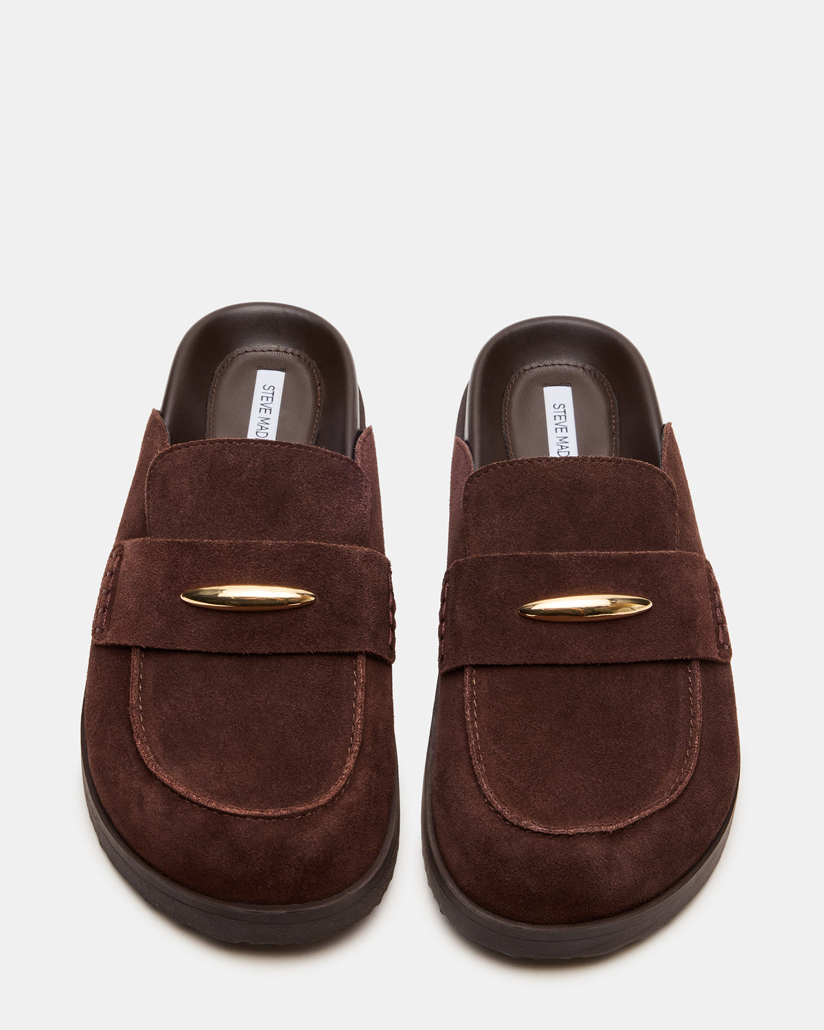 TOBIN Brown Suede Slip-On Mule Women's Flat Steve Madden BROWN SUEDE