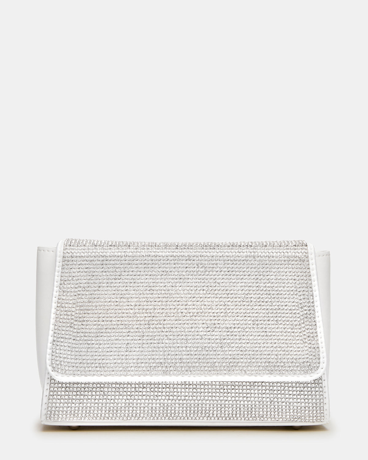 EVELINA Bag Rhinestones Angular Rhinestone Embellished Crossbody Mini Clutch Handbag Steve Madden RHINESTONE
