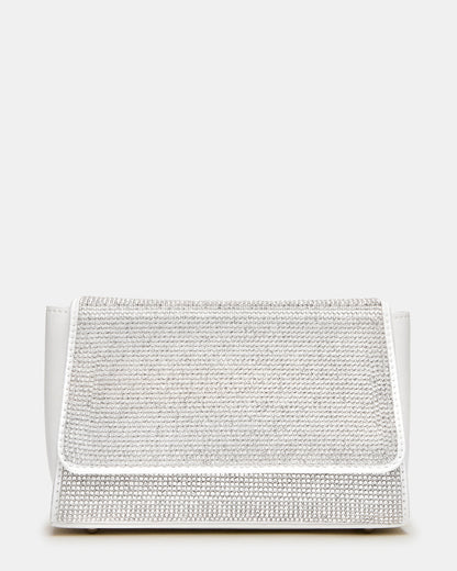 EVELINA Bag Rhinestones Angular Rhinestone Embellished Crossbody Mini Clutch Handbag Steve Madden RHINESTONE